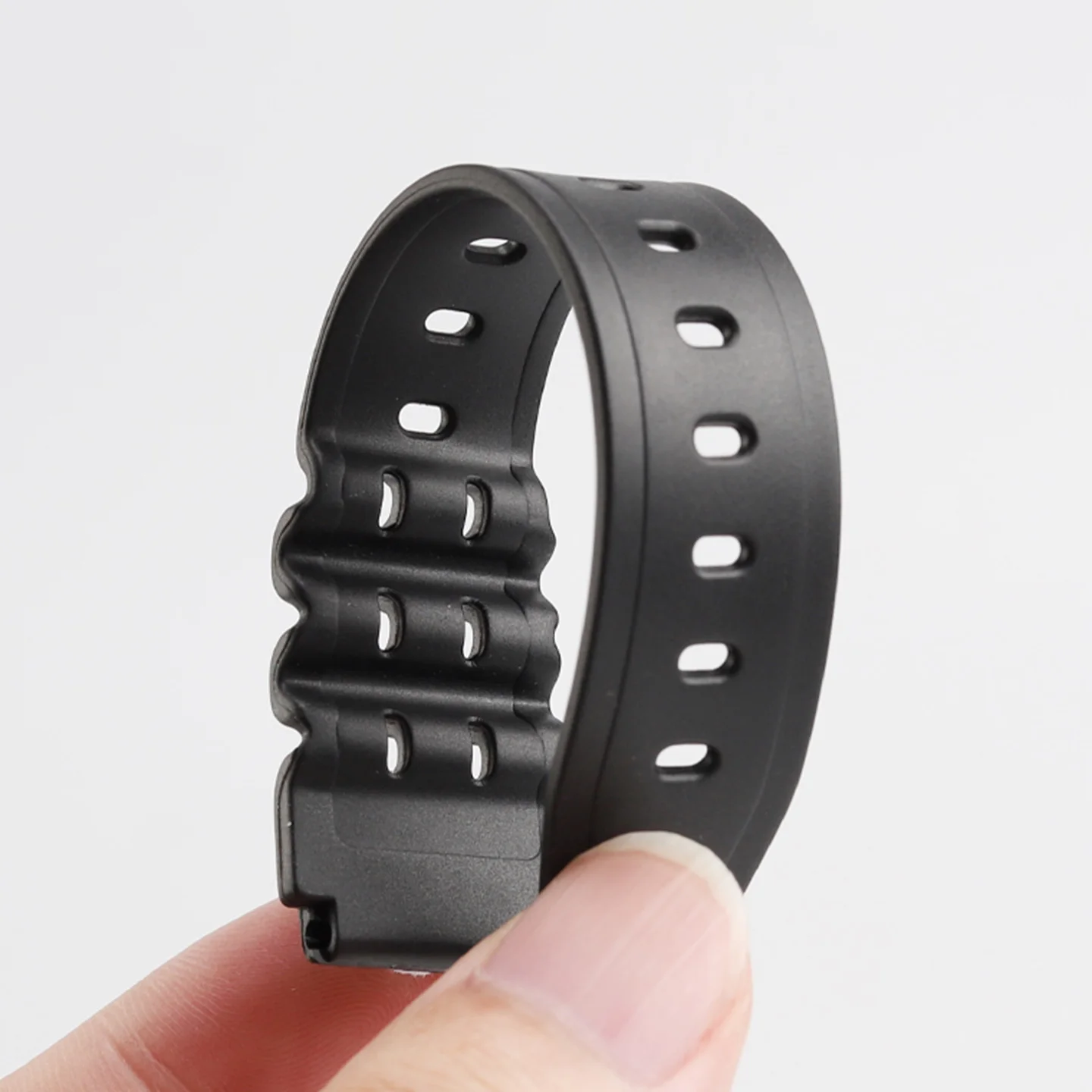 19mm Waterproof silicone rubber Strap For Casio FORESTER FT-500WC AW-80V W-89H Retro Male Female Student Rubber Watchband black