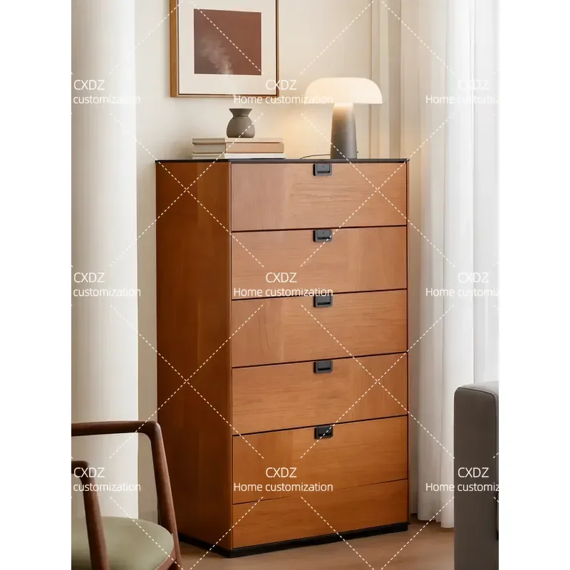 Wooden sequence, chest of drawers, locker, solid wood household, medieval style, wall storage, chest of drawers,