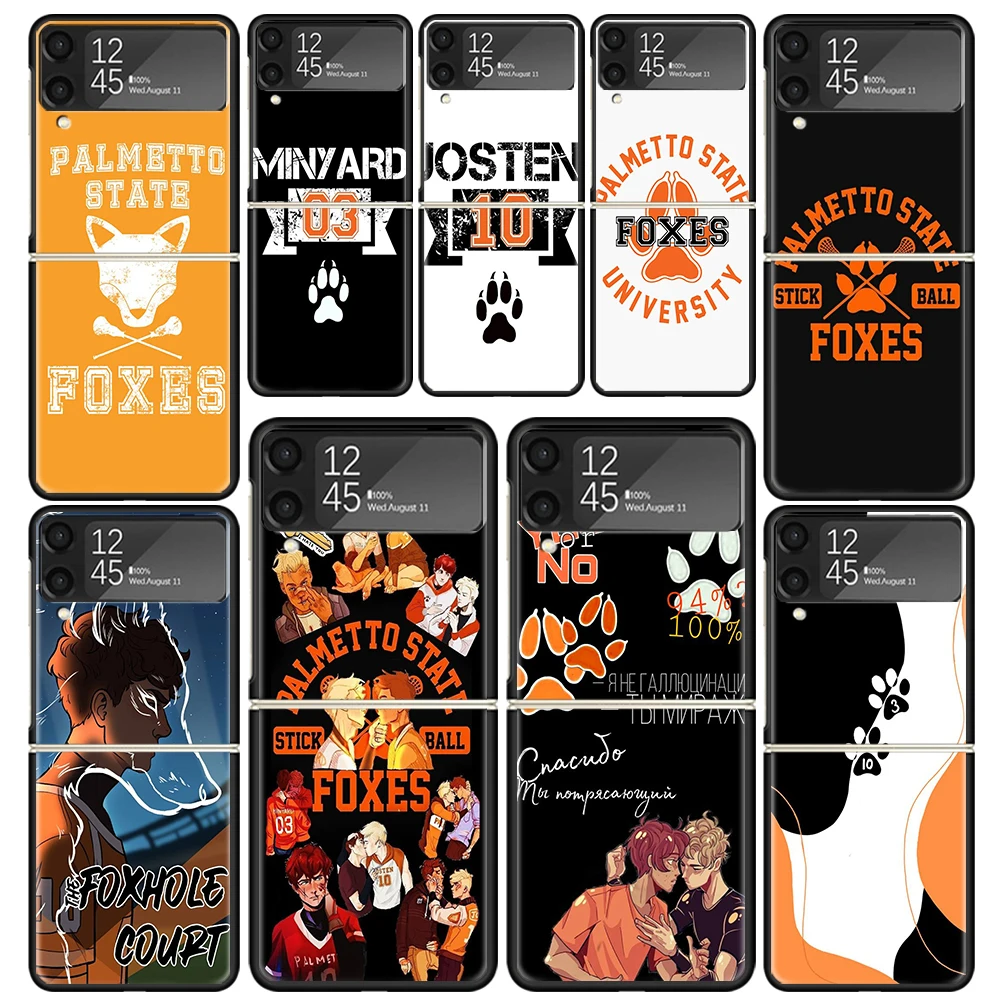 Andreil All For The Game Palmetto State Foxes Phone Case For Samsung Galaxy Z Flip6 Flip4 Flip5 Flip3 Cases Z Flip 6 3 4 5 5G Ba