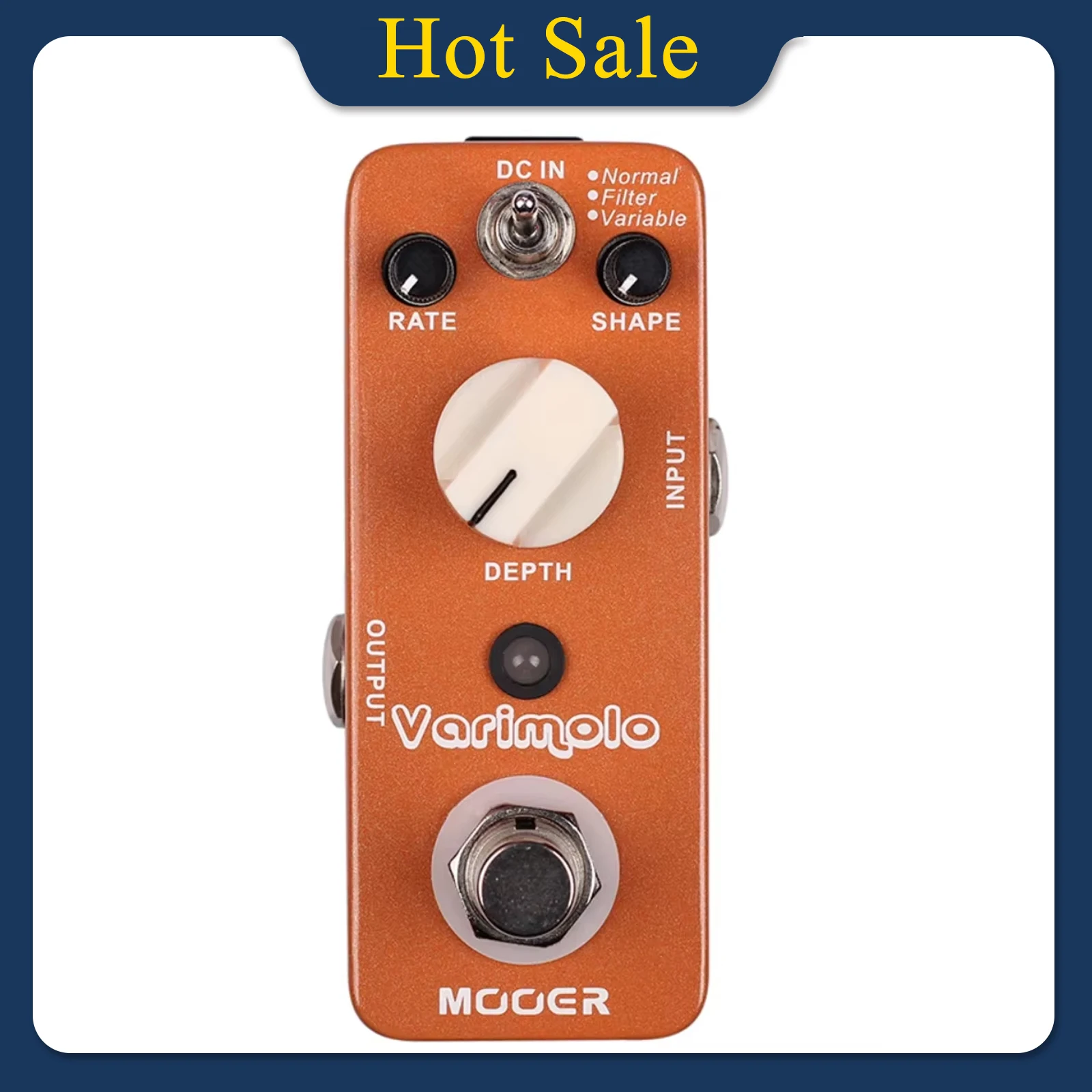 MOOER Varimolo Guitar Effect Pedal Digital Tremolo With Three Different Tremolo Modes Effect Normal Filter Guitar Accessories