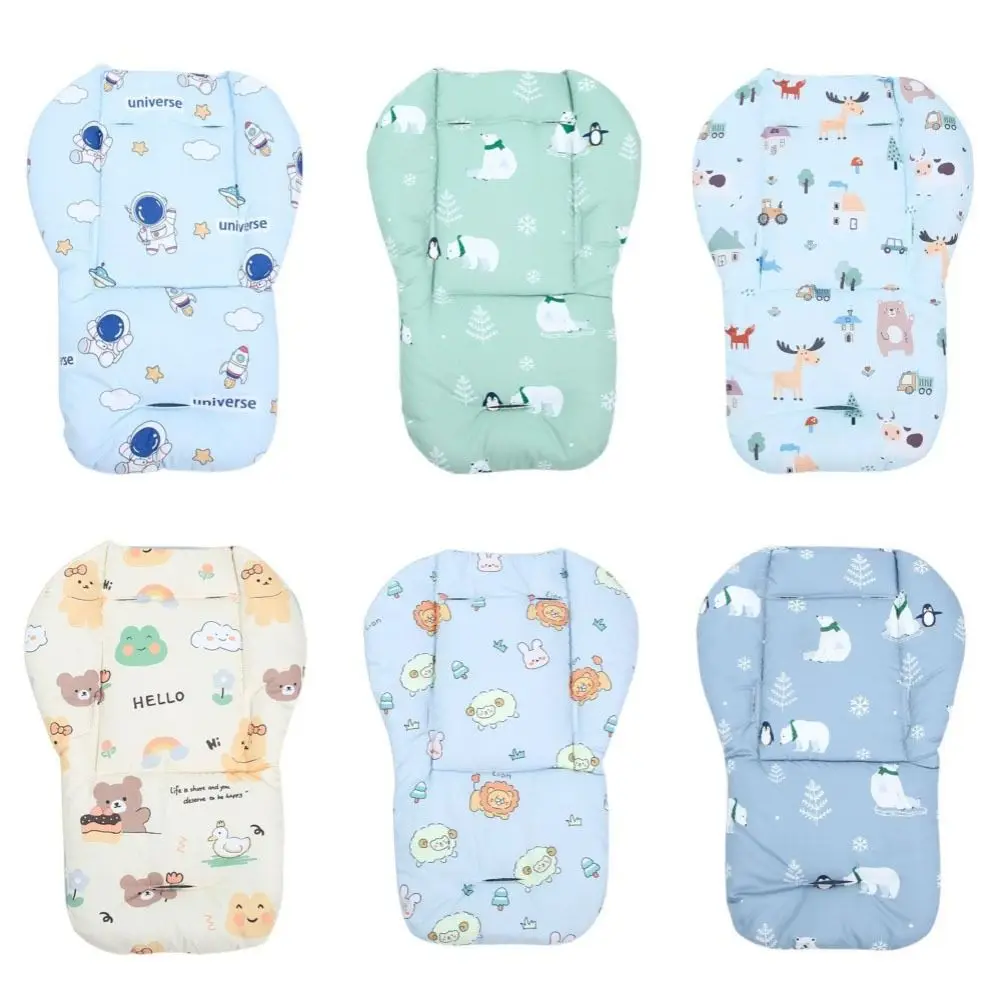 1PC Pram Buggy Stroller Cushion Cartoon Pattern for All Seasons Stroller Seat Pad Universal Stroller Accessories