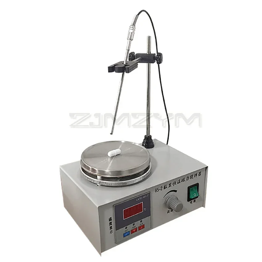 85-2 Laboratory Magnetic Stirrer Mixer Heating Plate Digital Display 2200rpm Adjustable Churn Stir Machine Blender Stirrer