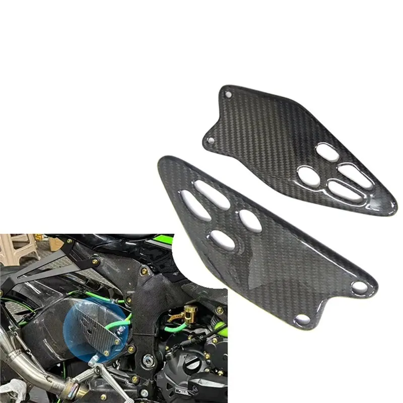 Reliable-Motorcycle Heel Guards Plates For Kawasaki ZX 6R ZX-6R ZX6R 636 2019-2025 Motorcycle Foot Rests Guard