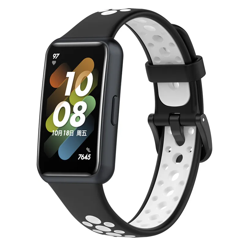 Силиконовый ремешок для смарт-часов Huawei Band 7, силиконовый спортивный браслет для Huawei Band 7 Pro Correa