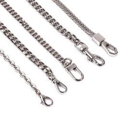 Metal Bags Chain 60cm-120cm DIY Shoulder Bag Accessories Chain Strap Handle Crossbody Bag Parts Belt Replacement