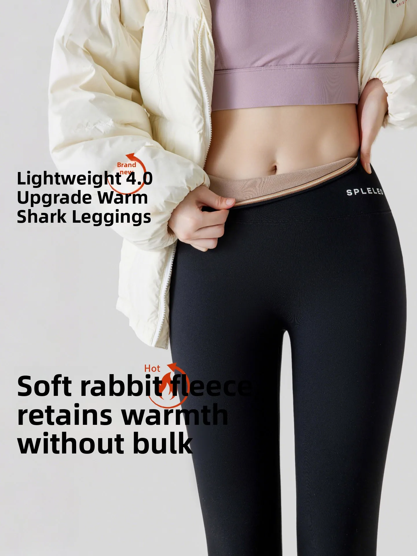 

Женские утепленные флисовые леггинсы для йоги с высокой талией, осенне-зимние, новые, теплые, с эффектом утяжки живота и подтяжки ягодиц