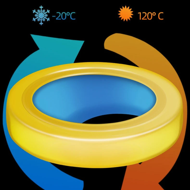 Anello di tenuta universale Sedile WC ispessito Deodorante Tubo di scarico Facile installazione Flangia di tenuta Anello WC Anello Closestool Uso