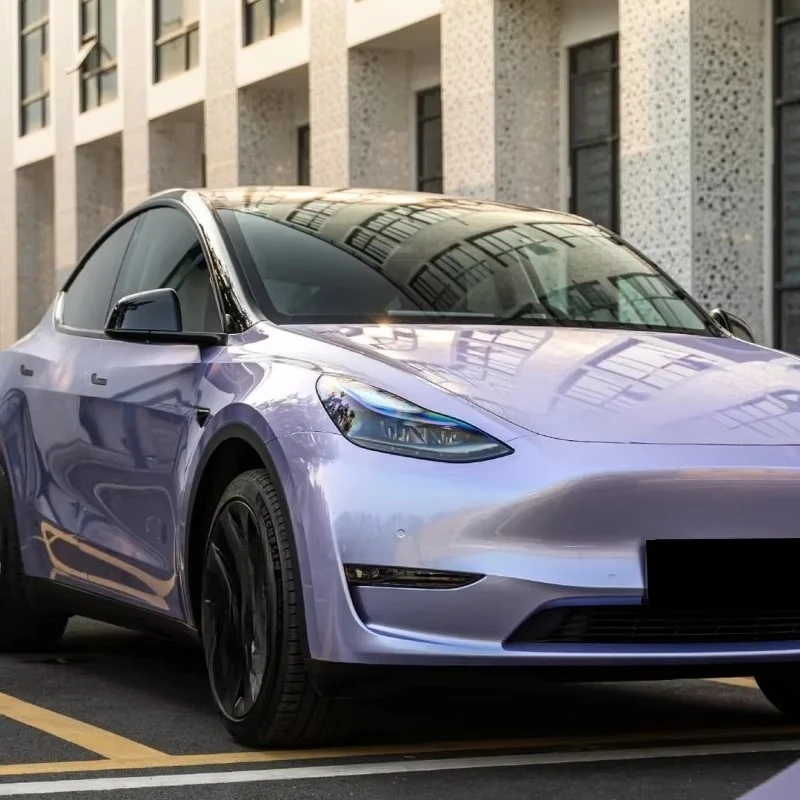 Zirui Silver Symphony Purple Lacquer Protective Film, Self-healing Auto Film, TPU Vinyl Film for Vehicles