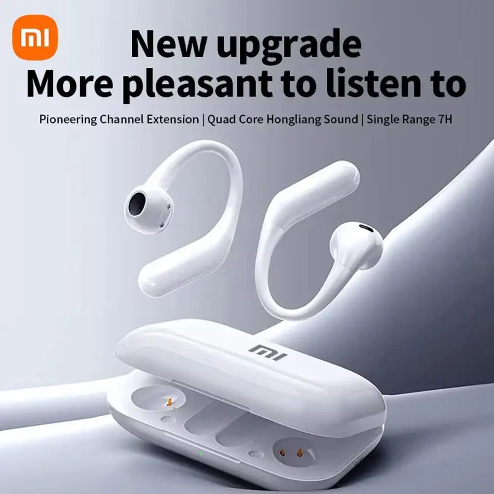 XIAOMI Air6 EarClip Wireless Earbuds Bluetooth5.3 Headphones Sport Earbuds Hifi Stereo Semi-in-ear Headset