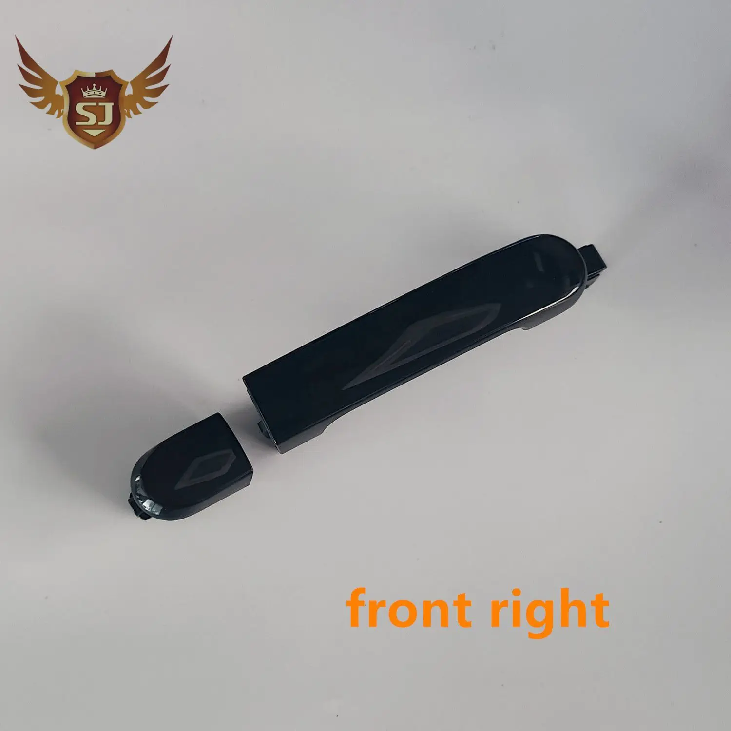 Exterior Door Handle for Nissan Tiida 2004-2011 Versa 2007-2012 Smooth Black, Front Left and Right,