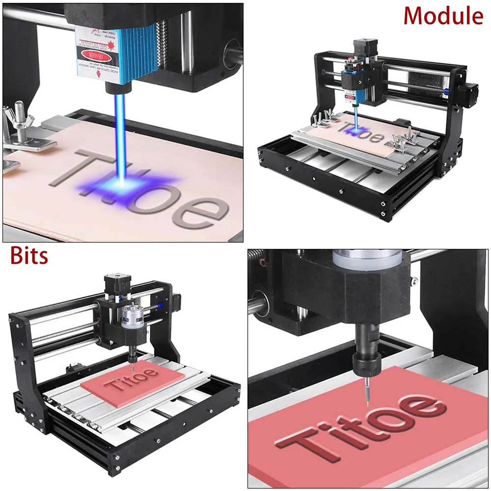 500w spindle mini cnc 3018 pro   engraving machine with grbl control