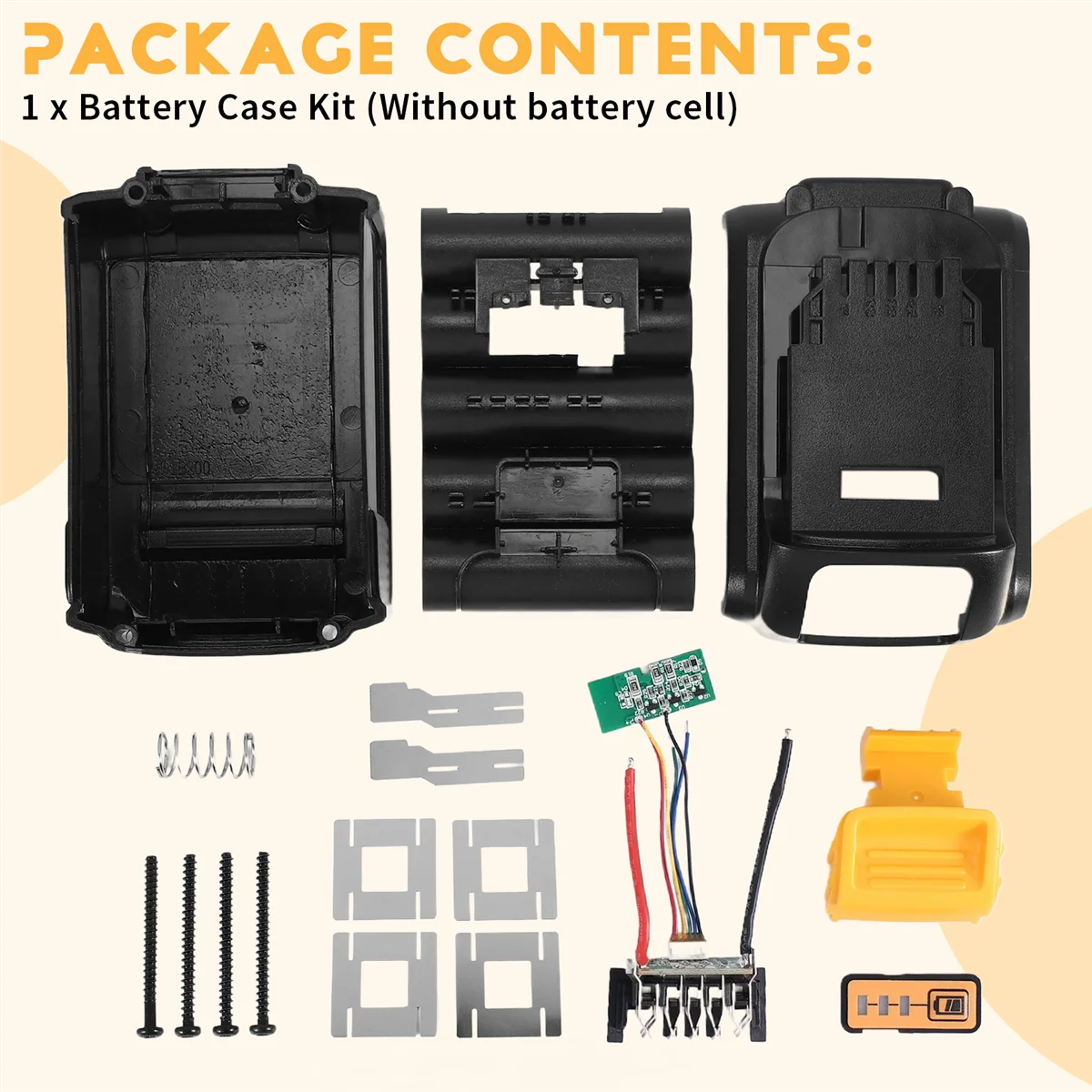 Excellent! for Dewalt 10 Core 18V/20V Li-Ion Battery Replacement Plastic Case Kit Dcb180 Li-Ion Battery Shell (No Battery Cell)