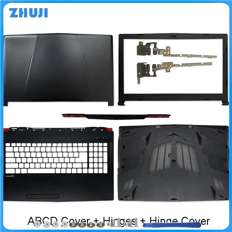 For GL63 MS-16P6/16P5 MS-16P7 8SC 8SD 8RB 8RC 8RCS 8RD 9SC New PC Cover LCD Back Cover Bezel Hinges Palmrest Bottom 15.6inch