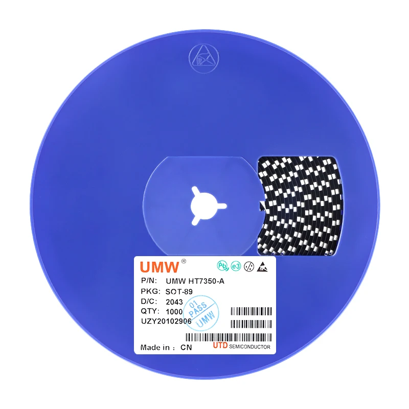 Original Genuine Umw Ht7350-a Sot-89 5v/0.25a Low Dropout Linear Regulator Ldo Chip