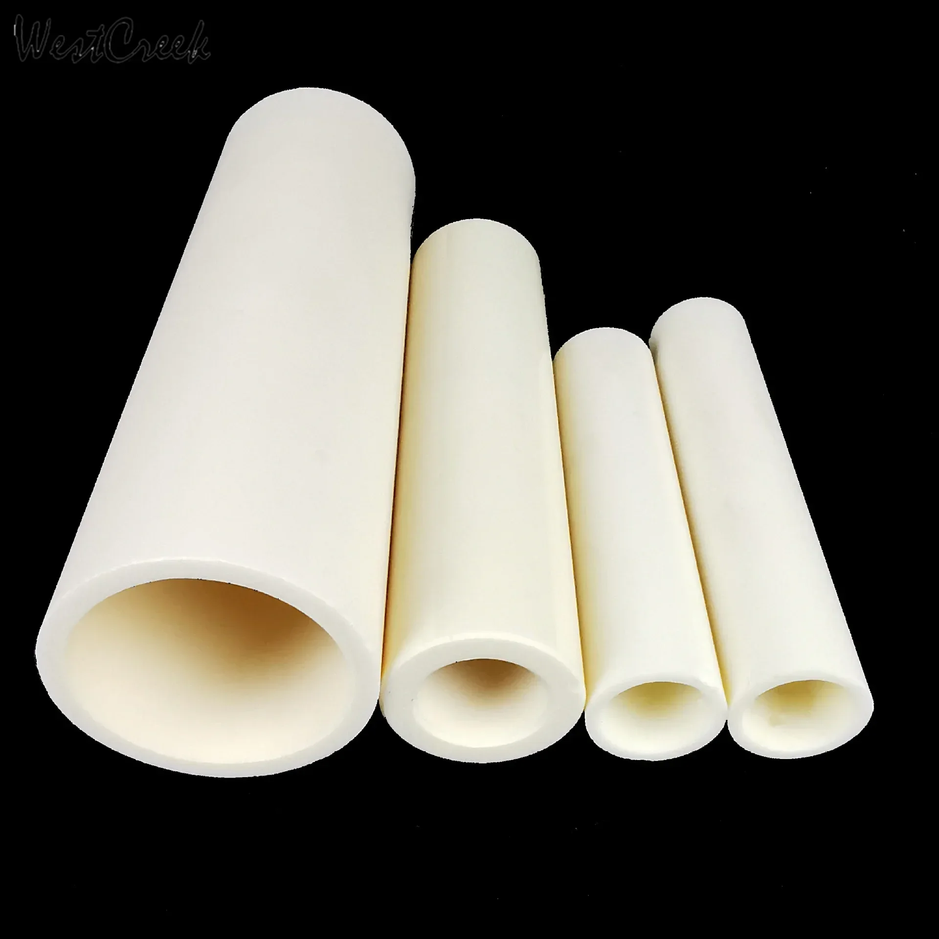 WESTCREEK Alumina ceramic tube / single bore insulators / good thermostability /Insulating pipe/fire-resistant tube