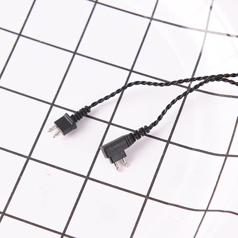 【buji3C】1pc Standard 2pin Cable For Body Aids Hearing Aid Receiver Wire Cord - zdjęcie 1