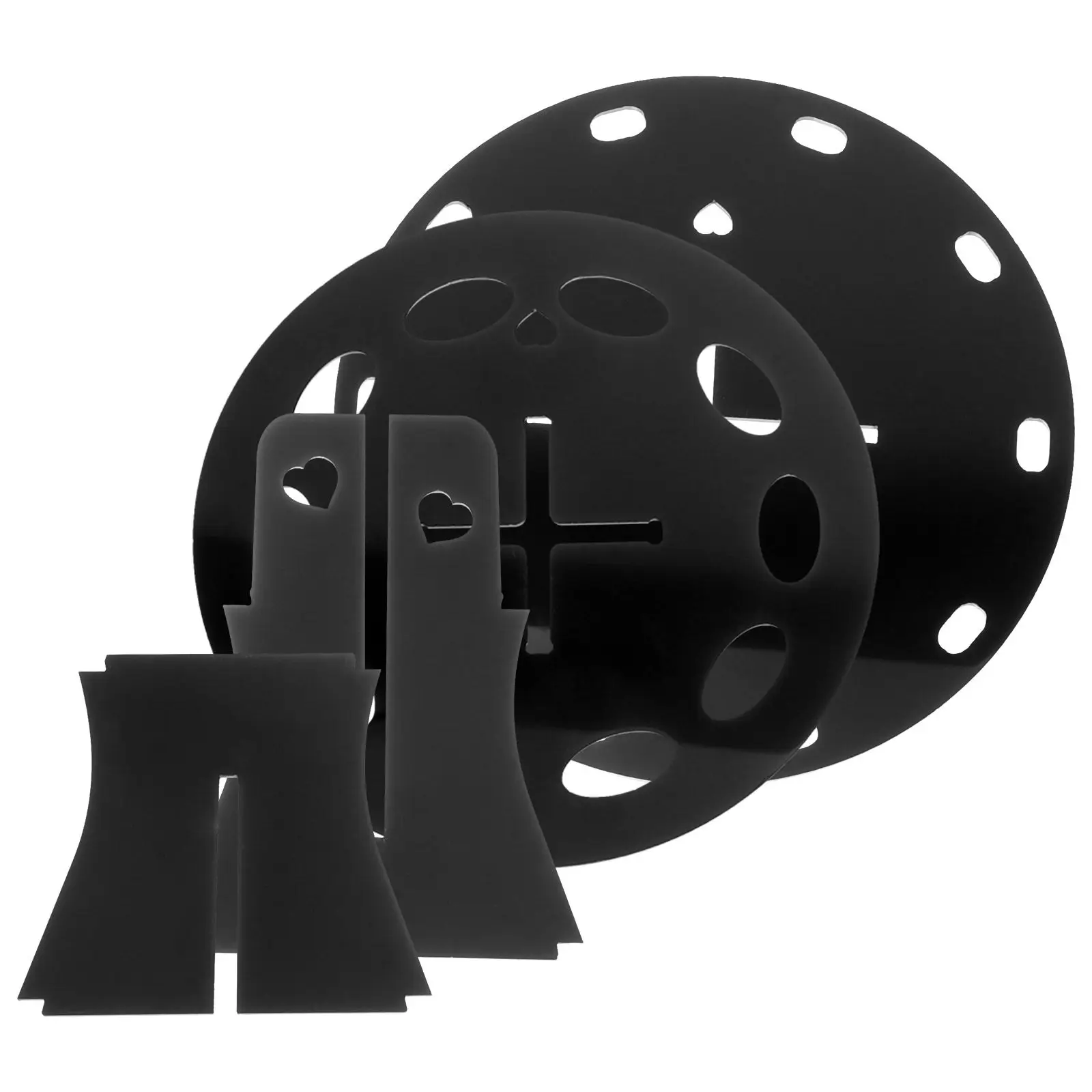 

Акриловая подставка для сушки кистей для макияжа, 10 отверстий, дизайн в форме дерева, стильный современный держатель для подвешивания кистей для эффективной сушки воздухом