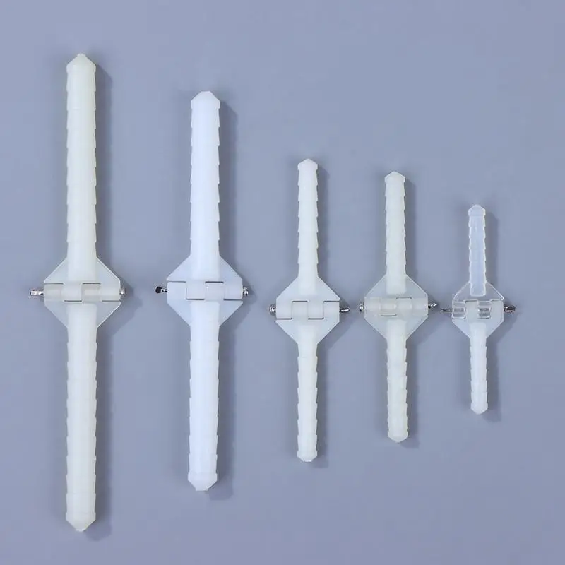 5 pezzi cerniera ad ago/cerniera a foglia sciolta/cerniera a perno/connettore ala coda alettone KT schiuma Balsa RC aereo universale