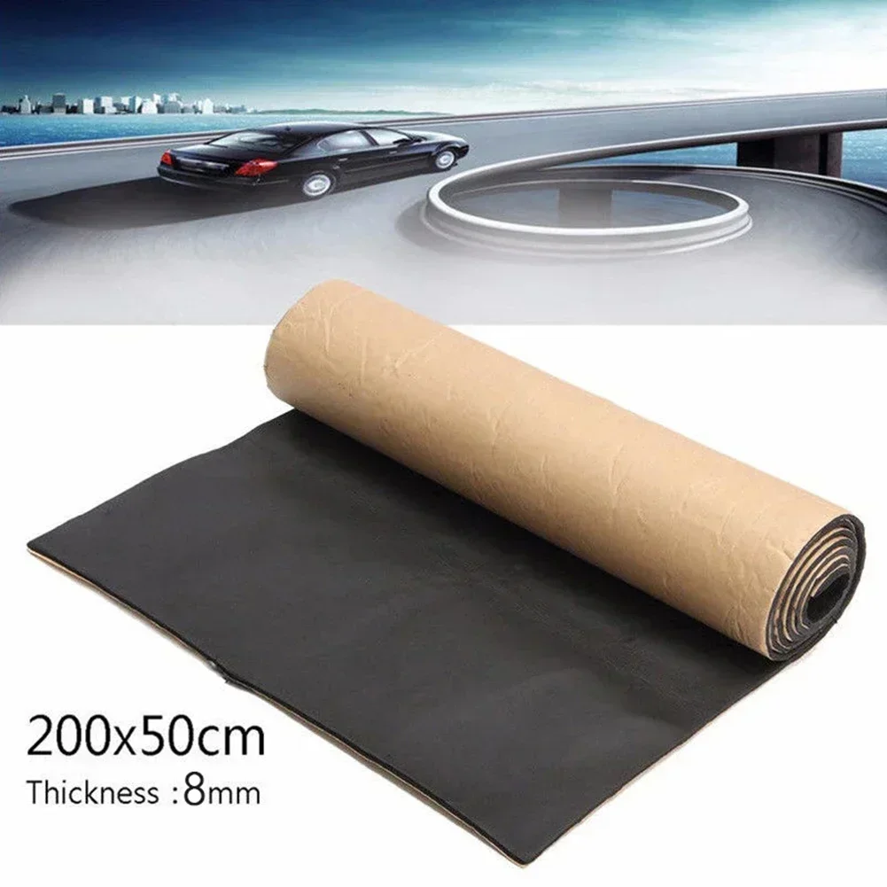 1pcs Newest Hot Sale  200x50cm Car Noise Proof Bonnet Insulation Deadening Foam Cotton Sticker Car Accessories Car Interior