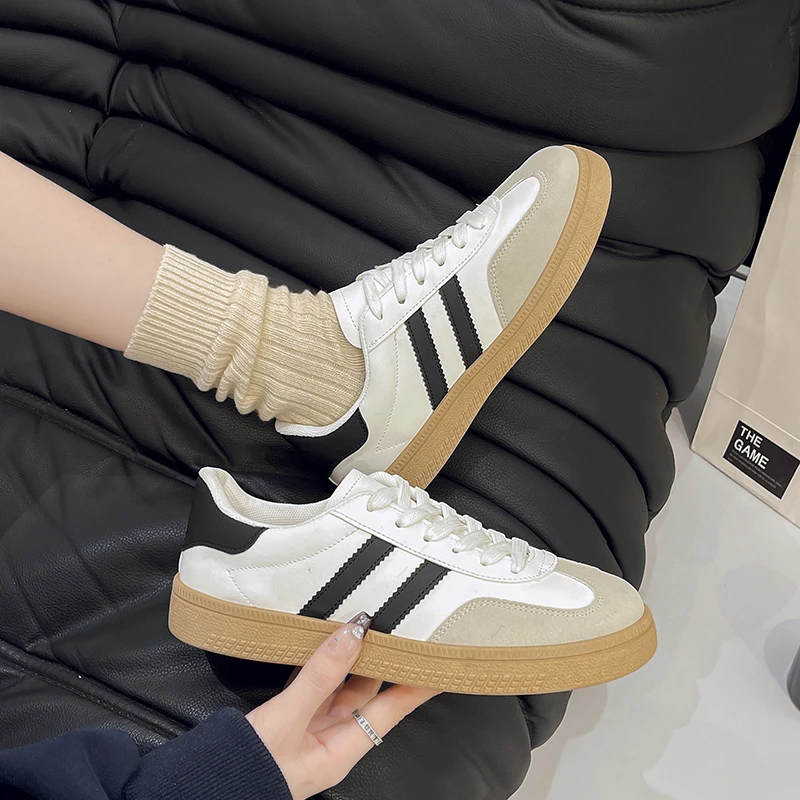 Women\'s Sneakers Plus Size 43 Fashion Breathable Flats Woman Soft Sole Walking Vulcanized Shoes Women Casual Sports Shoes