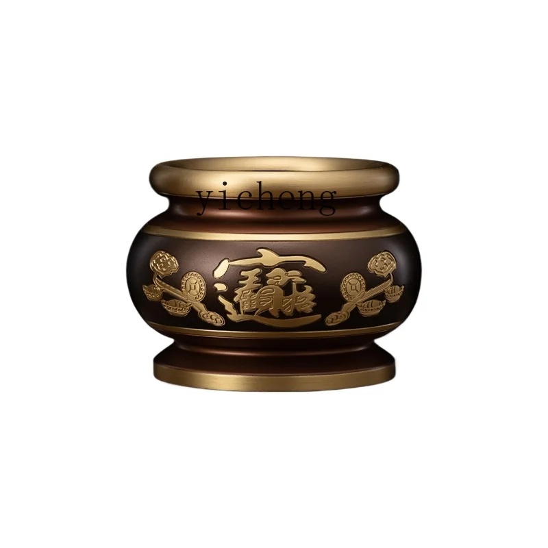 

Tqh Incense Burner for Buddha Worship Bowl Fairy Home Indoor Buddha Front God of Wealth Incense Burner Worship