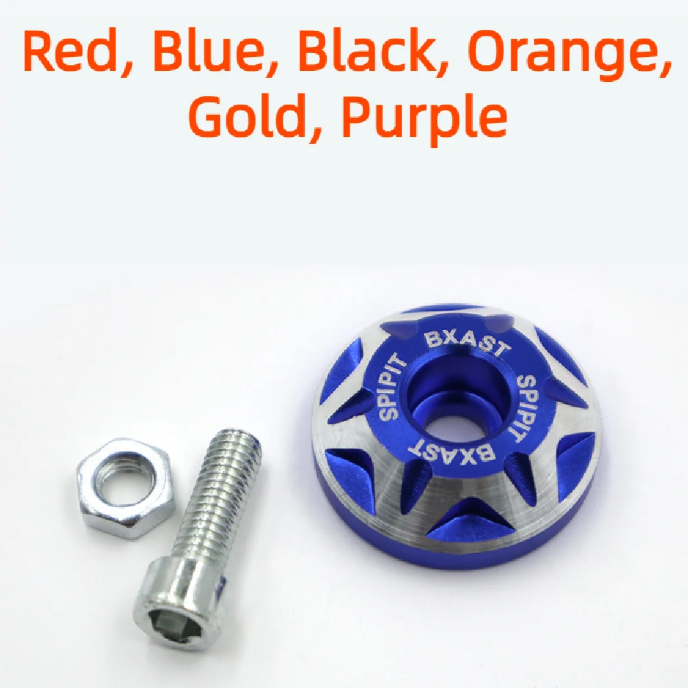 Motorcycle screws, modified carved screws, electric vehicle decorative colored screws, license plate windscreen fixing screws