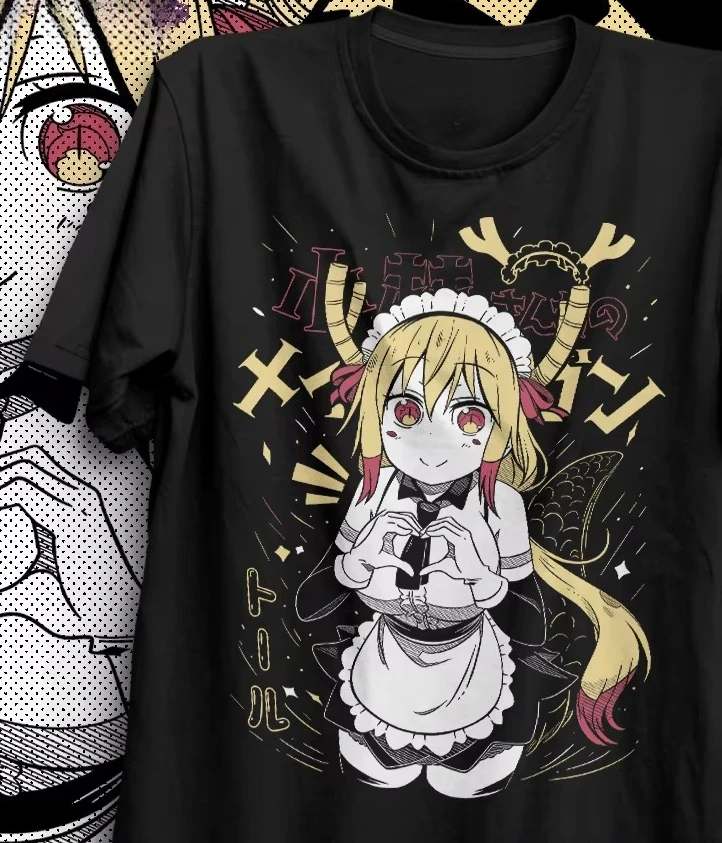 Dragon Maid Kobayashi J3 Anime T-Shirt Manga Geschenk für Anime-Liebhaber Alle Größen Baumwolle Kurzarm Sommer Grafik-Top 2026 Bestseller – Detail 2