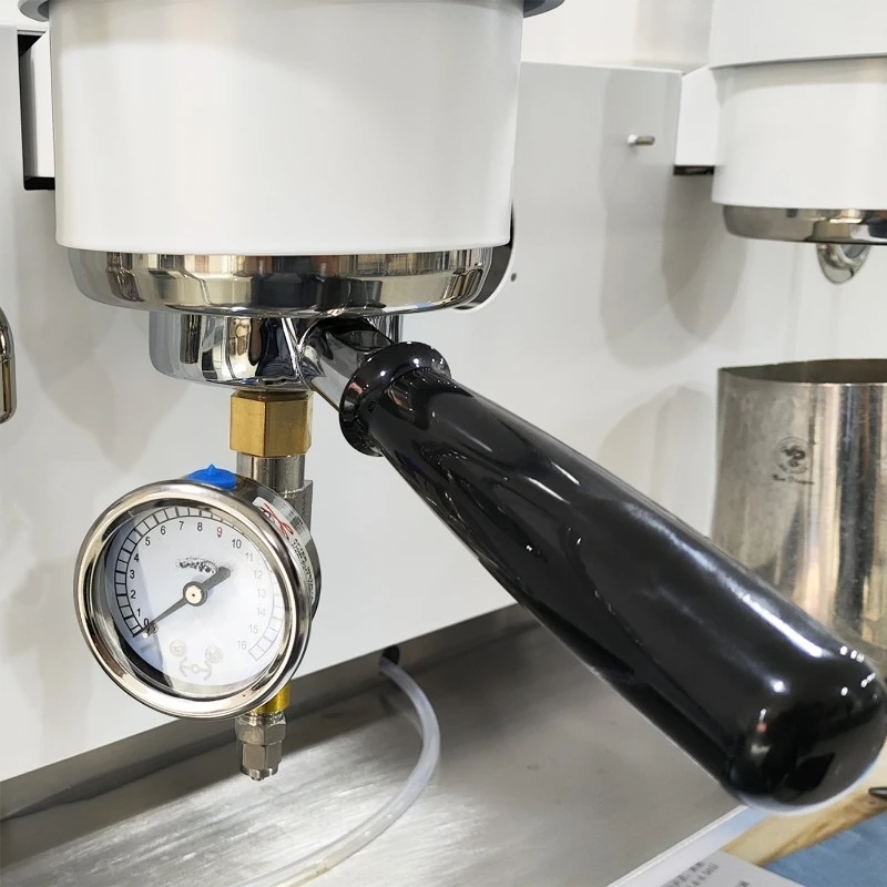 Pressure Measuring Handle, Commercial Home Coffee Machine Extraction Pressure Calibration Tool, with Pressure Gauge
