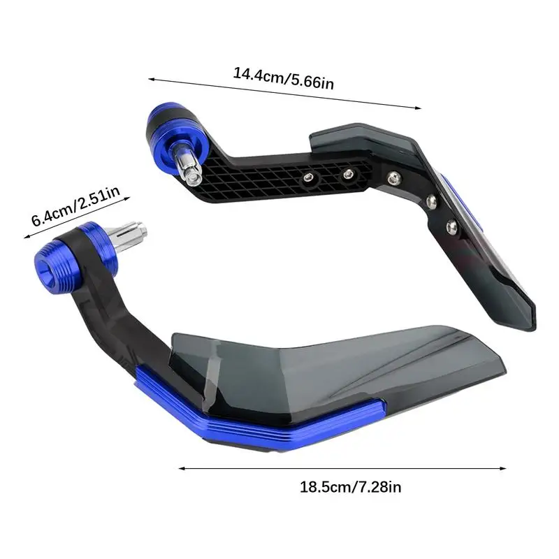 Motorcycle Handguards Aluminum Alloy Brush Bar Wind Protector Hand Guards Universal Motorcycle Hand Grip Covers Handlebar Hand
