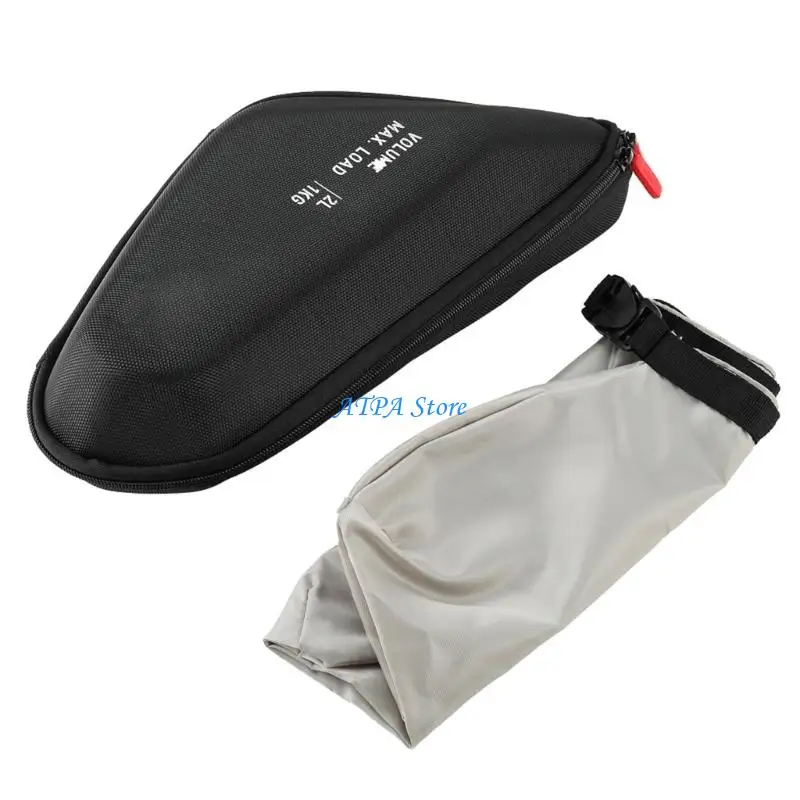 

U13C Quick Install Motorcycle Frame Bag Heavy Duty Nylon Construction Tear Resistant Material Spacious For Phone To