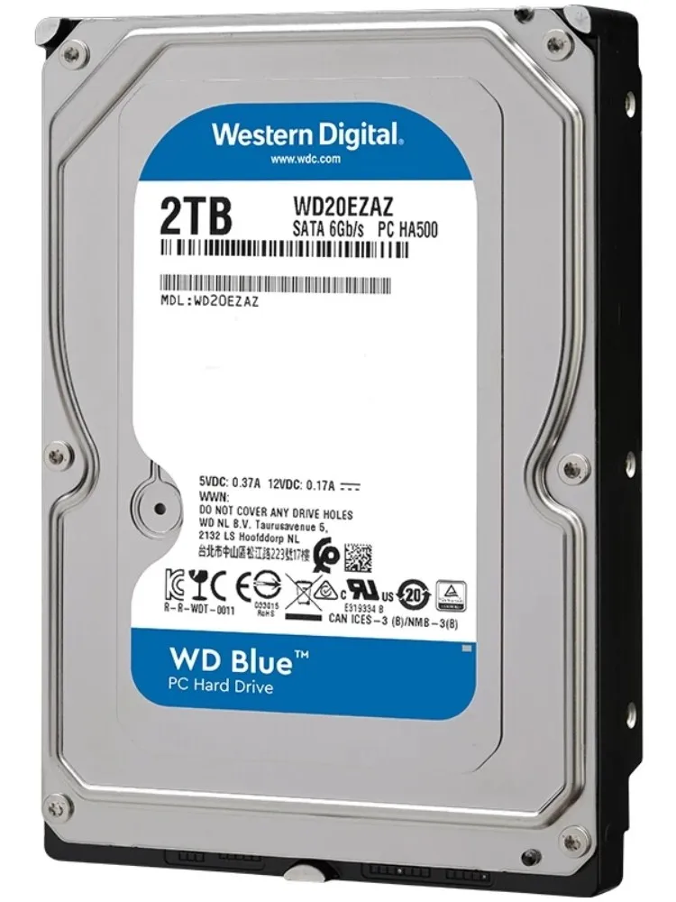 For WESTERN DIGITAL WD Blue hard drive for computer monitoring, desk, computer, 4tb, 6tb, 3,5, SATA III, 5400 RPM, 500GB, 1 TB, 2tb