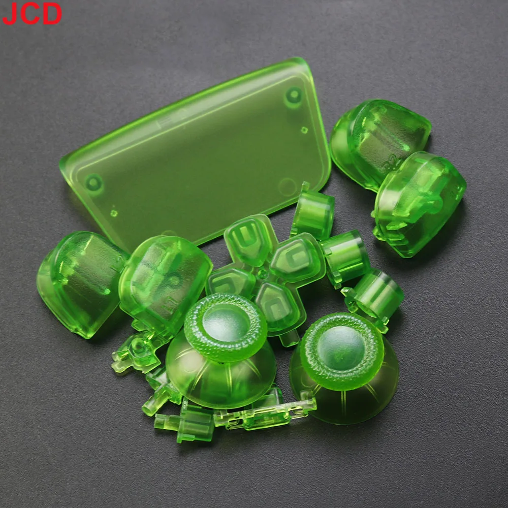 JCD Replacement Buttons Set D-Pad L1 R1 L2 R2 Trigger Button Key Accent Ring For PS5 V1.0 BDM-010 Controller