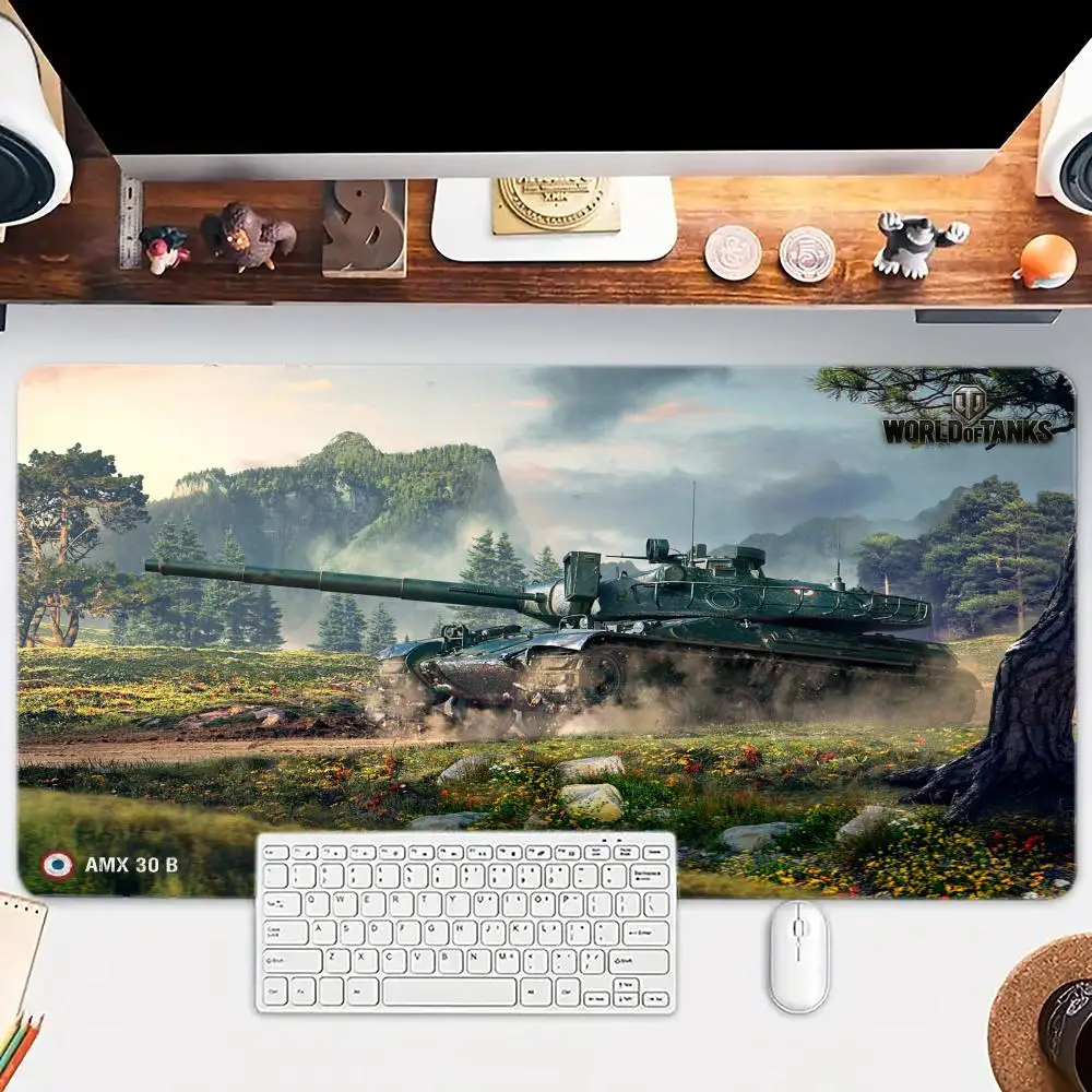 

New Tank World Mouse Pad Large mouse pad, desk pad, anti slip base, washable for office and home use