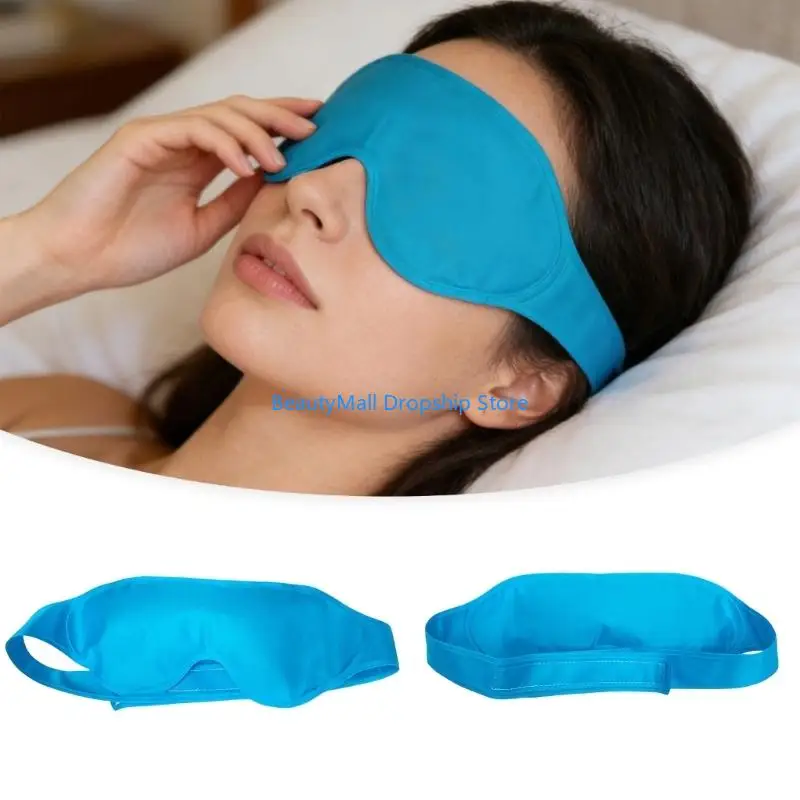 40JD Cooling Eye Mask Gel Infusedly Cold Compress Eye Mask with Adjustable Size