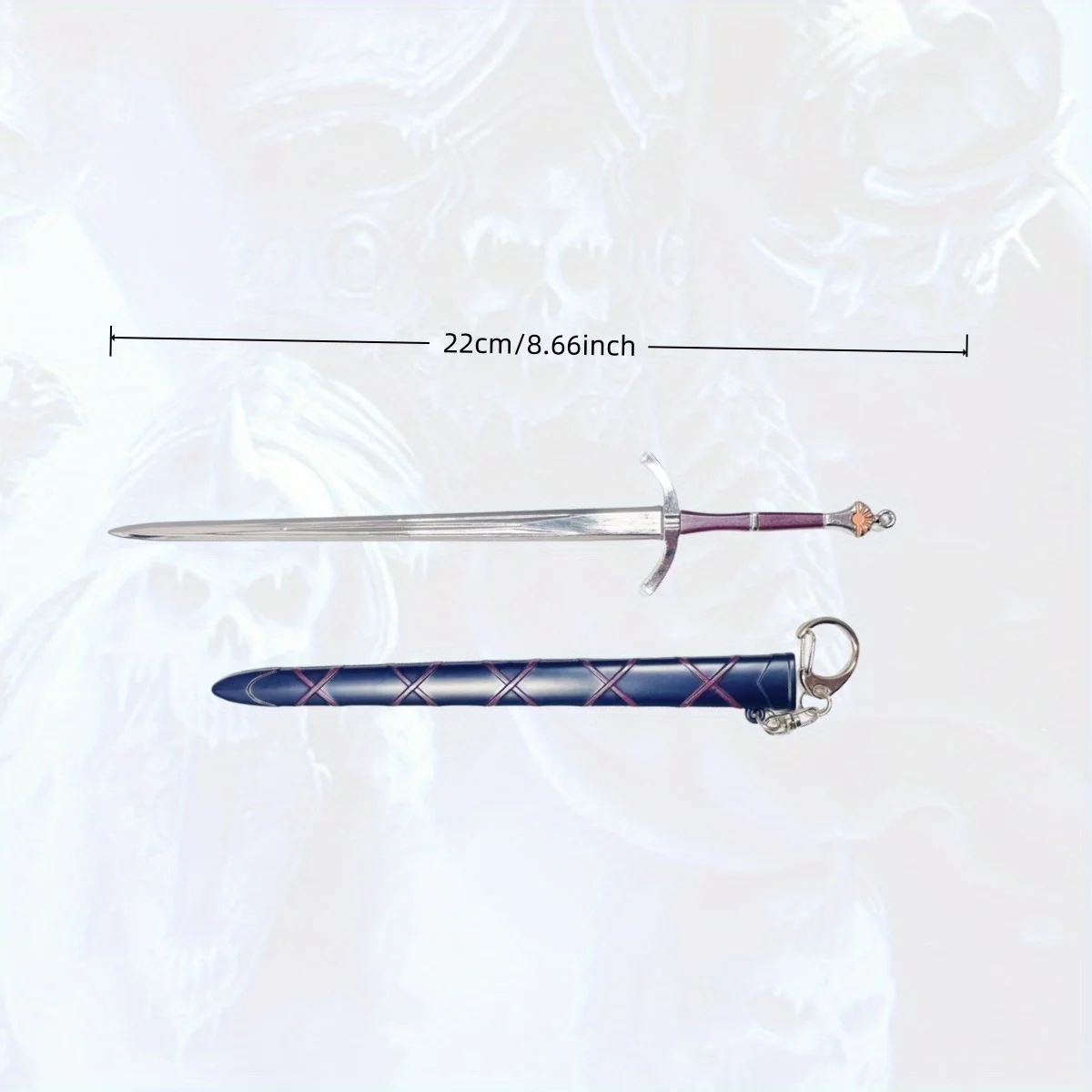 8.6인치 게임 오브 스론즈 메탈 카타나 검 일본 카타나 검 오리지널 사무라이 검 닌자 나이프 코스프레 액세서리 소품 장난감