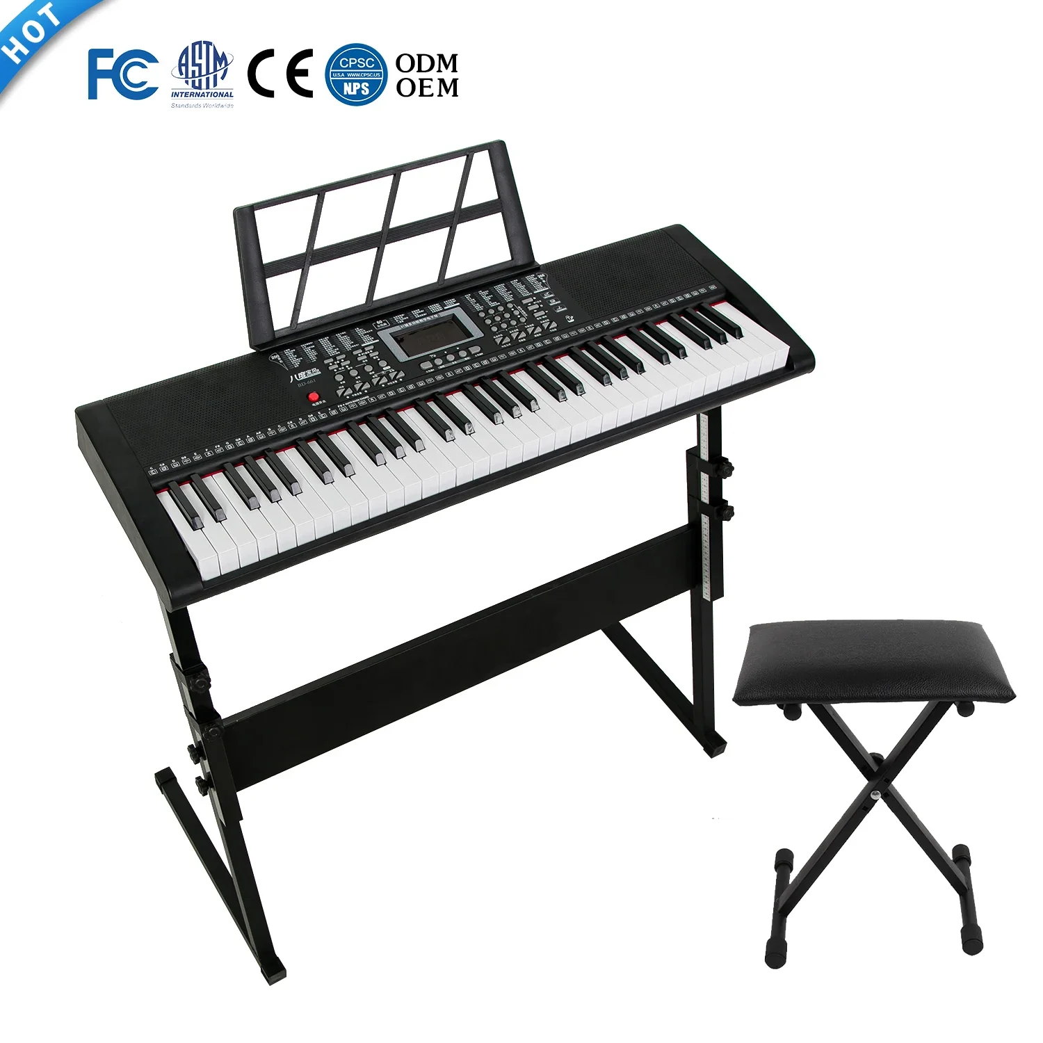 2022 China Professional Electronic Piano Keyboard Organ For Wholesale