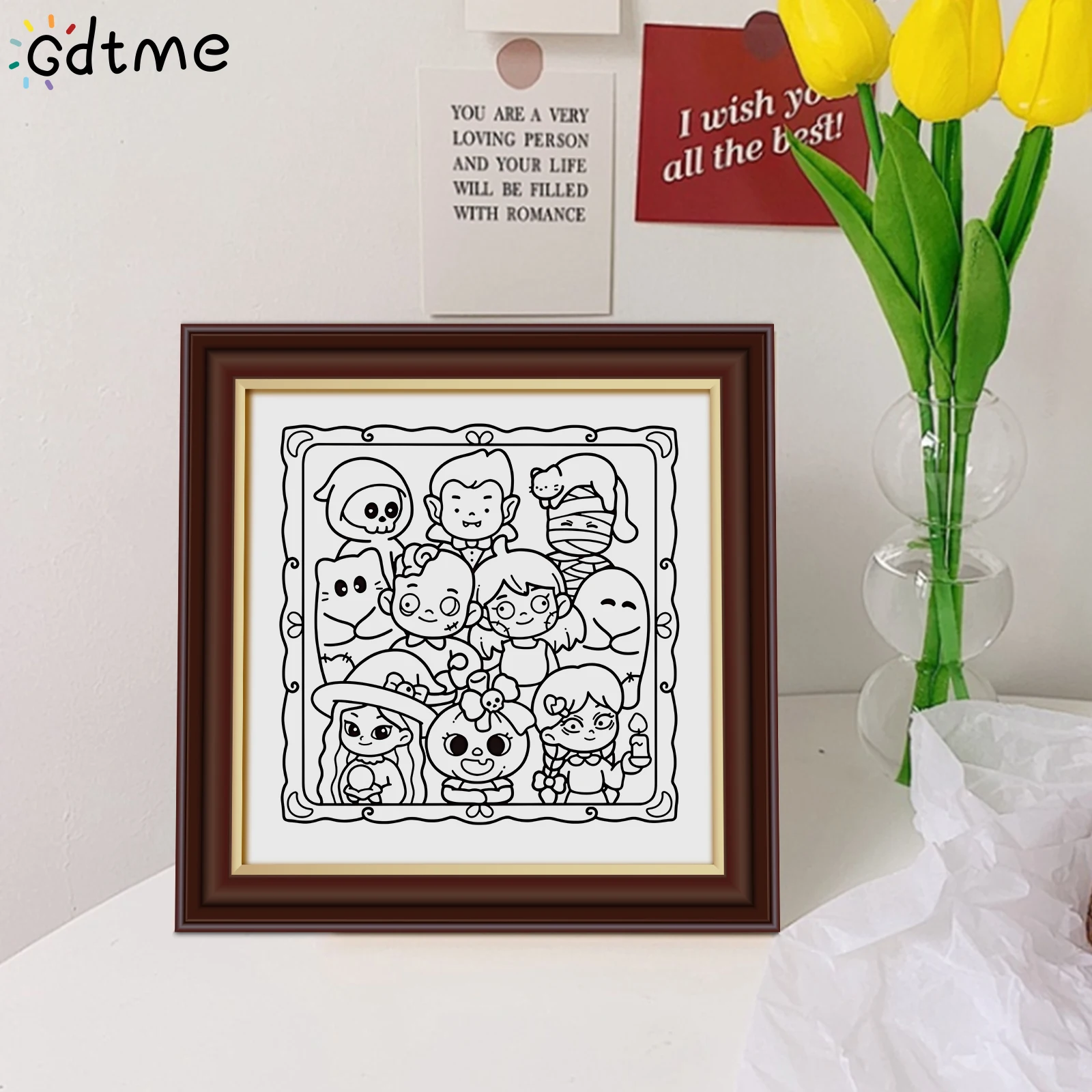 SPOOKY FUN CUTE & EASY Coloring Book for Adult Relieve Stress Kill Time DIY Painting Drawing Book Bold Spooky Halloween Patterns image 5