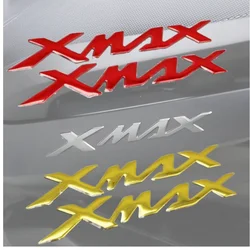 Yamaha X-MAX XMAX 125 250 300 400 사이드 3D 스티커 엠블럼 펜더 오일 연료 탱크 로고 배지 데칼 오토바이 액세서리
