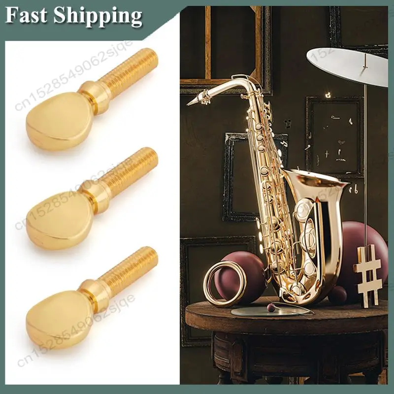 

-ABKM Gold Copper Clarinet Saxophone Sax Neck Tightening Screws Soprano Alto Tenor Woodwind Instrument Parts Pack Of 5