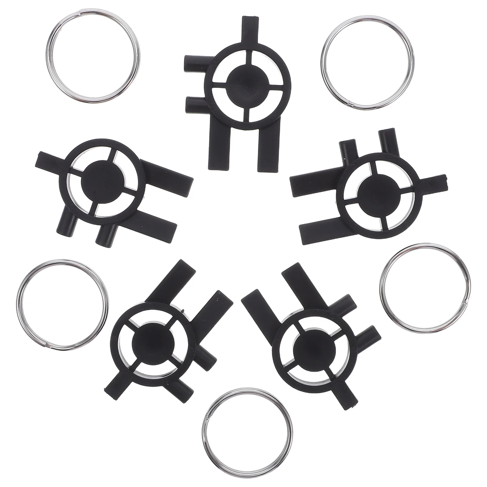 

5Pcs Compatible Toilet Tissue Dispenser Key Replacement Easy Access for Multiple Holders Long Term Solution Tissue Dispenser Key