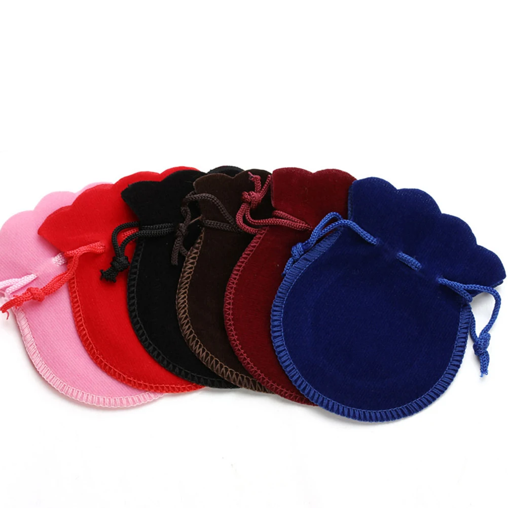 

20 Pcs Jewelry Bag Flannel Gift Storage Earrings Bags Pouches Drawstring