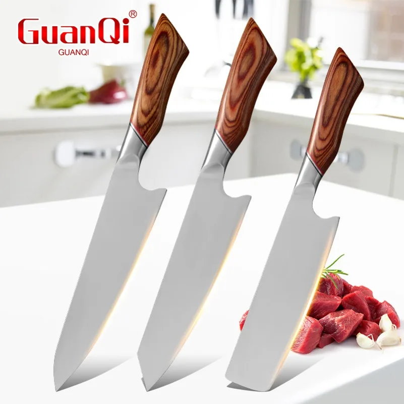 High-Quality Cooking Chef Knife Japanese Kitchen Knives Stainless Steel Slicing Cleaver Vegetables Fruit Peeling Boning Knife