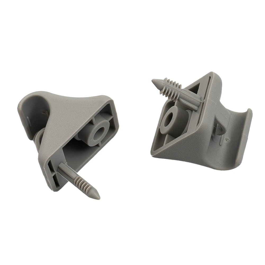 2Pcs Car Grey Sun Visor Hook Clips Sunvisor Retainer Clips For Hyundai Getz 2002 - 2011 852351C300QS Visor Replacement Parts