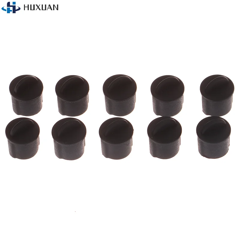 10Pcs Silicone BNC Anti-Dust Stopper Cap Cover 9.5mm-11mm Diameter Dust Plug Port Protector for BNC Female Jack