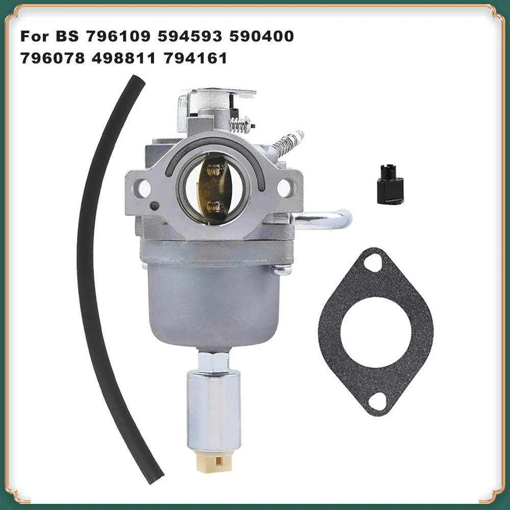 Replacement Carburetor for Briggs Stratton  - Compatible with Part Numbers 591731, 796109, 594593, 590400, 796078