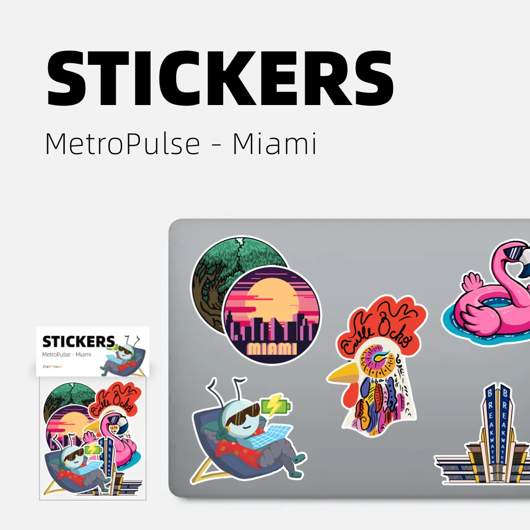 MetroPulse-stiker Miami-Cre8Travel