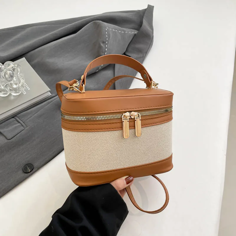 

New Korean Version High-end Handbag, Spliced Contrasting Crossbody Bag for Women, Versatile Shoulder Bags