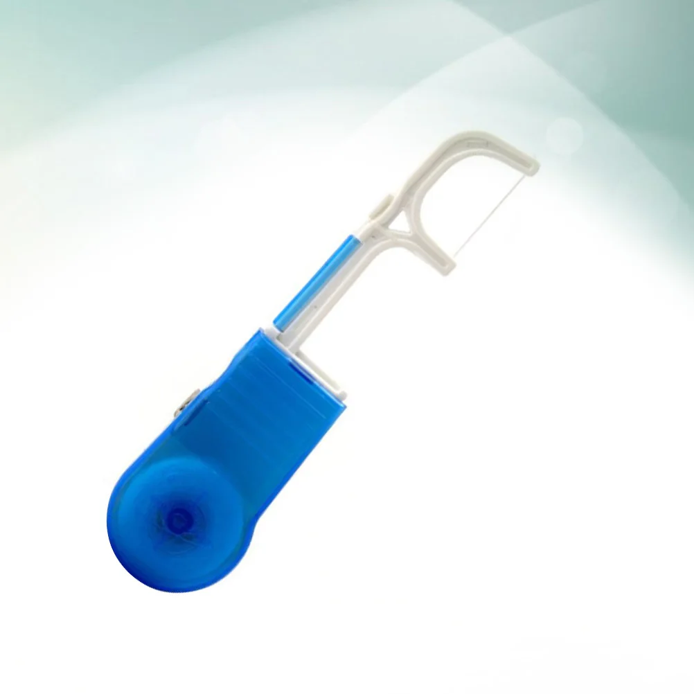 

1Pcs Dental Flosser Rack Ergonomic Handle Non-Slip Surface Built-in Grooved Prongs Prevent Slippage Ideal for Daily Oral Care