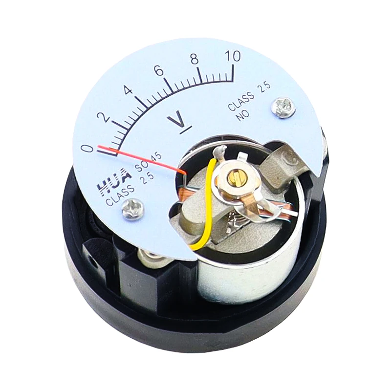 SO-45 DC Anlog Voltmeter 1V2V3V5V10V15V20V30V40V50V100V150V200V250V300V400V450V500V voltage panel meter