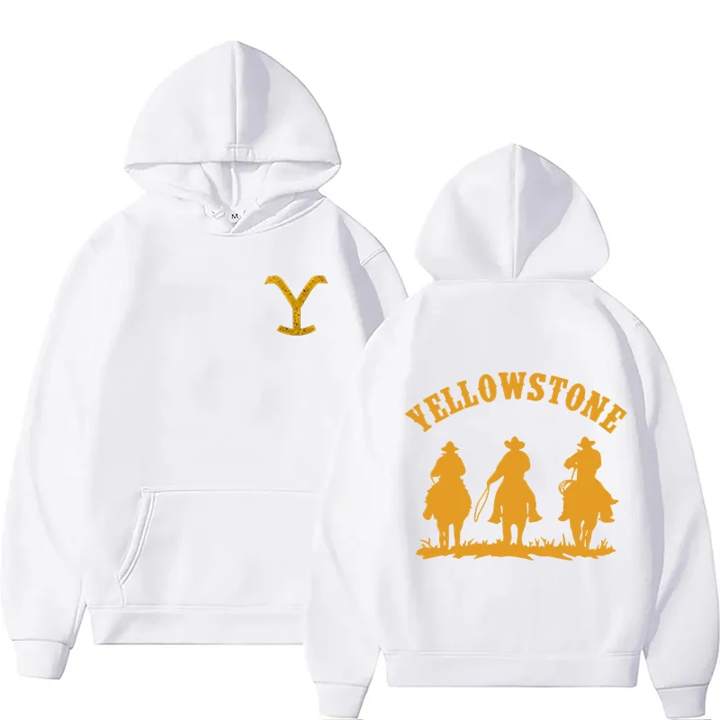 New Yellowstone Dutton Printed Hooded Sweatshirt Autumn Winter Women Men Harajuku Hoodie Fleece Loose Casual Hoodies XXS-4XL